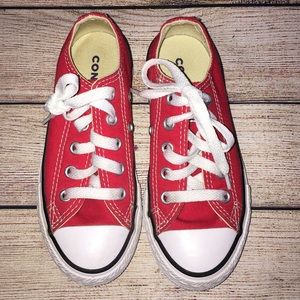 Red Kids Converse